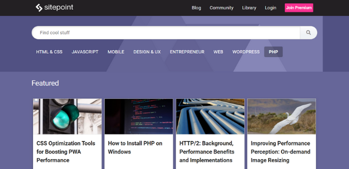 SitePoint PHP