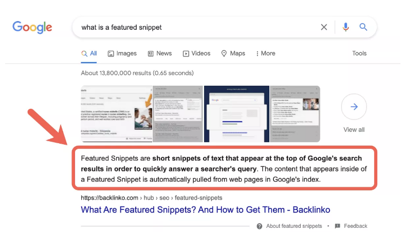  Featured Snippets