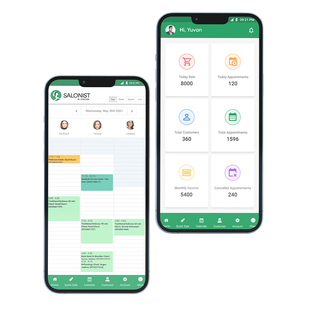 Salon & Spa Management App